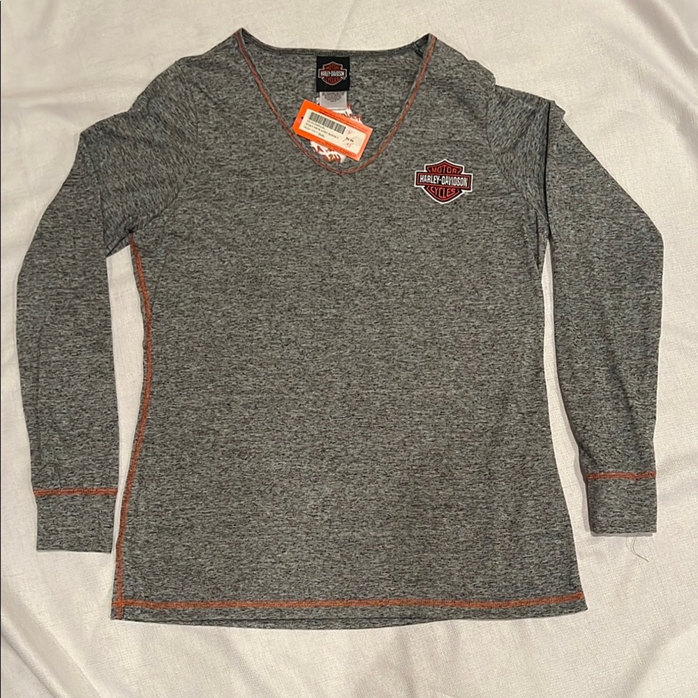 Harley-Davidson Gray Long Sleeve Tee